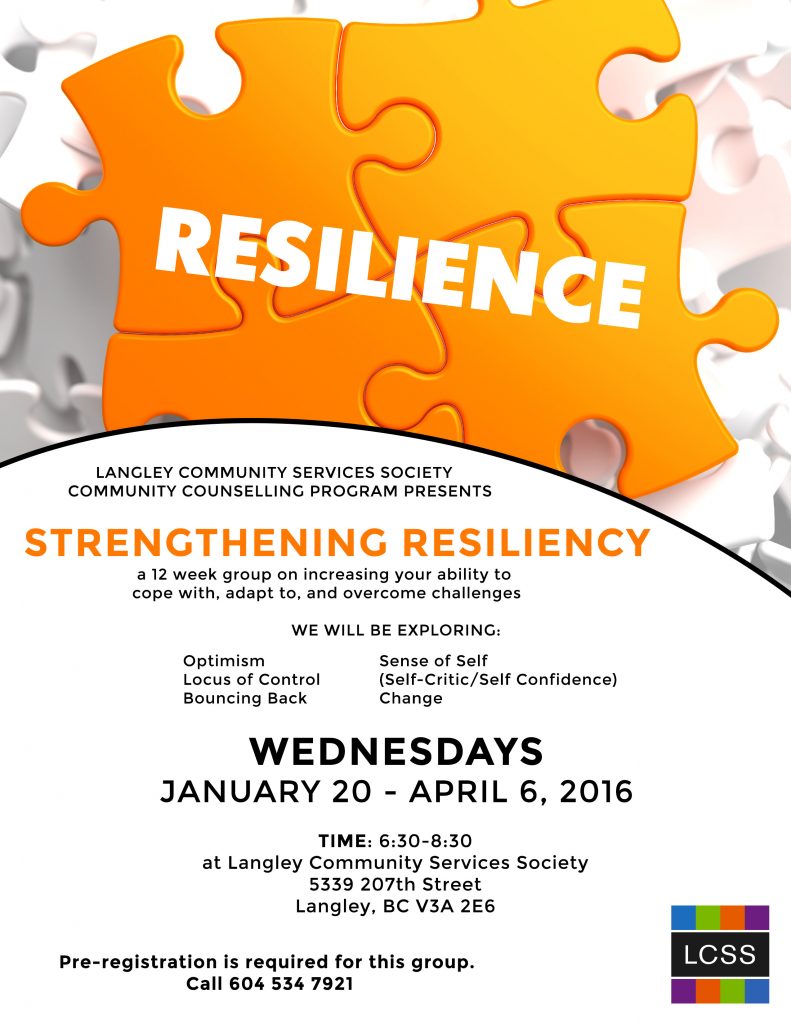 Strengthening Resiliency Group Lcss